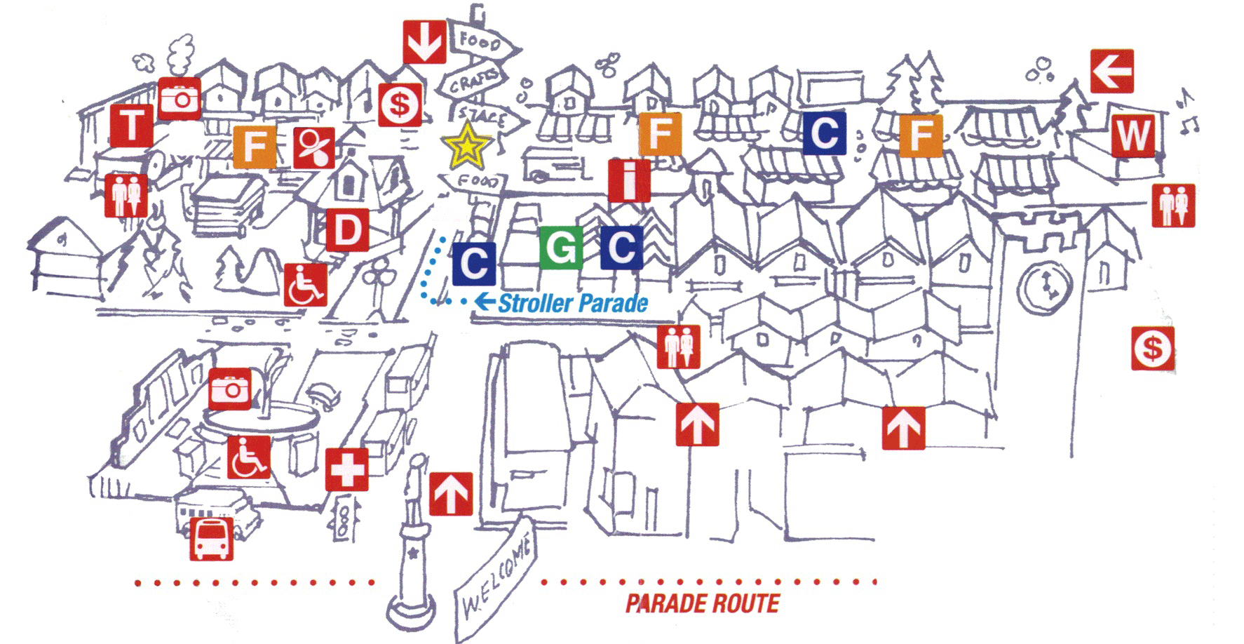 Map of the Festival